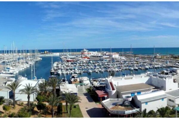 Le Port de plaisance de la Marina – Hammamet sud.